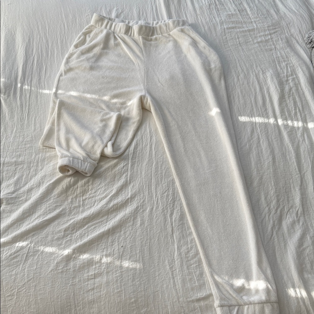 Zara Cream Jogger Pants